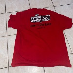 don’t look back, red, t shirt